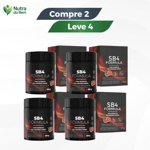 SB4 Fórmula - Emagreça Rápido de Forma Saudável / Promoção Compre 1 Leve 2 + Frete Grátis
